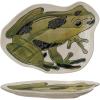 imageCreative CoOp Whimsical Butterfly Stoneware Plate MulticolorFrog