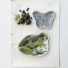 imageCreative CoOp Whimsical Butterfly Stoneware Plate MulticolorFrog