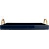 imageCreative CoOp Wide Nautical Bamboo Tray Navy