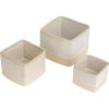 imageCreative CoOp Ceramic Nesting Containers Cream Set of 3