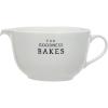 imageCreative CoOp For Goodness Bakes Stoneware Batter Bowl WhiteBatter Bowl