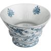 imageCreative CoOp Round Blossom Porcelain Bowl Blue and White