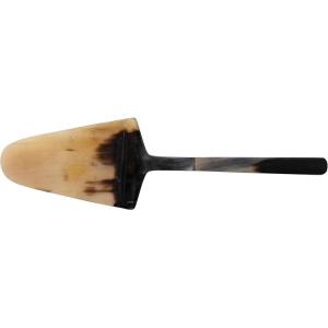 imageCreative CoOp 10 Inches Horn Mango Wood Handle Stained Finish Cake Server Multi