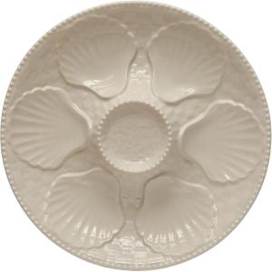 imageCreative CoOp 10 Inches Round Stoneware Oyster Matte White Plate