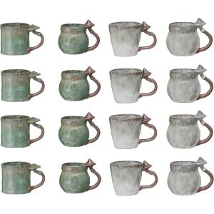 imageCreative CoOp 14 Oz Enchanted Mushroom Stoneware Mug Multicolor Set of 4