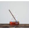 imageClear Honey Pot with Lid ampamp Bamboo Dipper