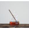 imageClear Honey Pot with Lid ampamp Bamboo Dipper