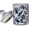 imageCreative CoOp Blue Blossom Enchantment Stoneware Jar Set Set of 4 Small
