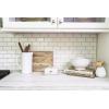 imageCreative CoOp Stoneware Butter Dish with Cow Decal
