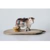 imageCreative CoOp Vintage Ceramic Cow Shaped Cookie Jar Brown