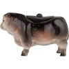imageCreative CoOp Vintage Ceramic Cow Shaped Cookie Jar Brown