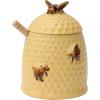imageCreative CoOp Beehive Shaped Honey Jar with Lid ampamp Wood Dipper