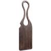 imageCreative CoOp Acacia Wood Charcuterie Sculptural Handle Dark Walnut Finish CheeseCutting Board Black