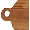 imageCreative CoOp Decorative Mango Wood Pig Shaped Cheese and Cutting Board with Handle Natural