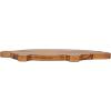 imageCreative CoOp Decorative Mango Wood Pig Shaped Cheese and Cutting Board with Handle Natural