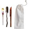 imageCreative CoOp Forged Copper Set of 3 Styles Multicolor Cheese Knives