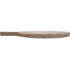 imageCreative CoOp Natural Mango Wood Cheese Board with Laser Etched Flowers Large