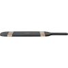imageCreative CoOp Oval Mango Wood Cheese and Cutting Board with Stripes and Handle Black and Natural