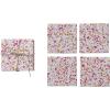 imageCreative CoOp Resin Terrazzo Coasters with Jute Tie Multicolor Set of 4