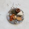 imageCreative CoOp Round Agate Cheese Board with Patterns Multicolor Medium Multi