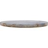 imageCreative CoOp Round Agate Cheese Board with Patterns Multicolor Medium Multi