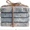 imageCreative CoOp Square Travertine Coasters for Drinks Natural Set of 4