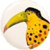 imageCreative CoOp Stoneware Plate Set with Animal Designs Multicolor Set of 8