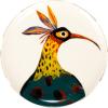 imageCreative CoOp Stoneware Plate Set with Animal Designs Multicolor Set of 8