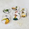 imageCreative CoOp Stoneware Plate Set with Animal Designs Multicolor Set of 8