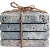 imageCreative CoOp Square Travertine Coasters for Drinks Natural Set of 4
