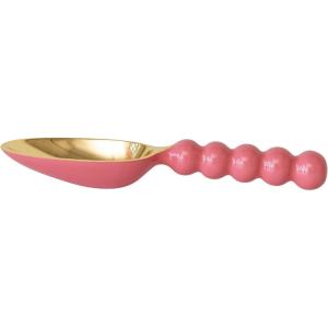 imageCreative CoOp Pink Enameled Aluminum Kitchen Scoop Gold Medium