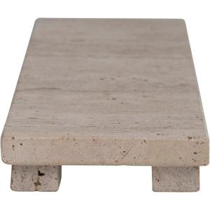 imageCreative CoOp Scandinavian Travertine Footed Charcuterie Board Beige