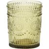 imageCreative CoOp 12 oz Embossed Drinking 4 Colors Glasses and Bar Tools Multi
