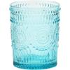 imageCreative CoOp 12 oz Embossed Drinking 4 Colors Glasses and Bar Tools Multi
