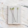 imageCreative CoOp Box Stainless Steel Cocktail Stirrers with Glass Bees Silver Set of 4 Small