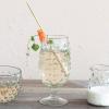 imageCreative CoOp Glass Hobnail Stemmed Drinking Glass Clear Set of 6