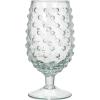 imageCreative CoOp Glass Hobnail Stemmed Drinking Glass Clear Set of 6