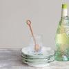 imageCreative CoOp Round Glass Drinking Glass with Embossed Pattern Clear Set of 4