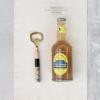imageCreative CoOp Stainless Steel Bottle Opener with Marbled Resin and Mango Wood Handle Gold and Multicolor