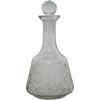 imageCreative CoOp Etched Glass Decanter 5quot L x 5quot W x 9quot H Clear
