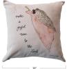 imageCreative CoOp Multicolor Square Cotton Chambray Printed Pillow with Embroidery Angel and Star