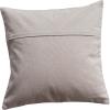 imageCreative CoOp Multicolor Square Cotton and Linen Pillow with Embroidered Bird Pattern and Chambray Back