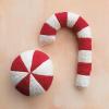 imageCreative CoOp Red and White Decorative Sherpa Orb Pillow