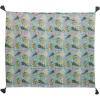 imageCreative CoOp Cotton Slub Throw with Christmas Trees and Tassels Multicolor