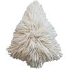 imageCreative CoOp Cream Woven New Zealand Wool Shag Tree Shaped Pillow Color