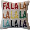 imageCreative CoOp Multicolor Square Cotton Tufted Pillow FALALALALALALALALA