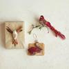 imageCreative CoOp Fabric Foam and Feather Swan Ornament with Crown Glitter and Sequins Multicolor