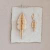 imageCreative CoOp Honeycomb Finial Paper Ornament Cream Set of 3