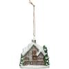 imageCreative CoOp Glass Cabin Christmas Ornament Multicolor