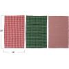 imageCreative CoOp 28 L x 18 W Woven Cotton Tea Towels Multi Color Set of 3